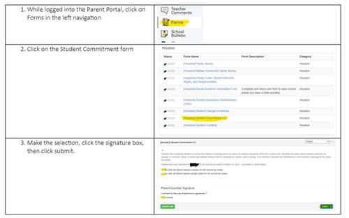 Student Commitment Form 